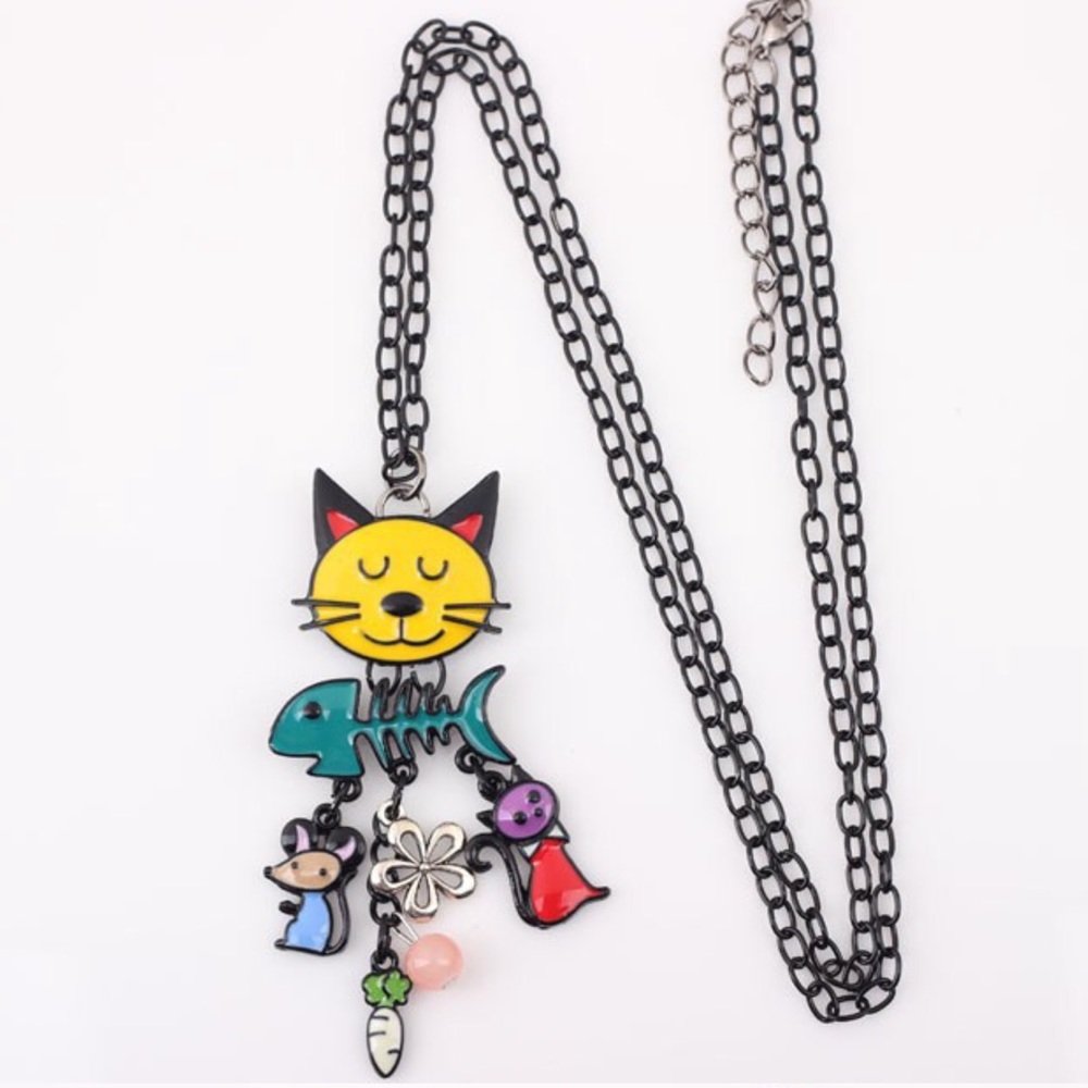 New cat charm necklace - Picture 2 of 4